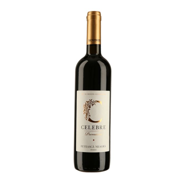 Rovinex Vin Rosu Celebre Fetească Neagră 0.75L Rovinex Vin Rosu Celebre Fetească Neagră 0.75L