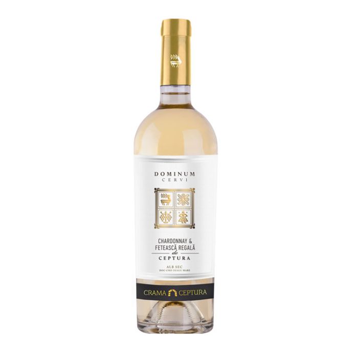Crama Ceptura Vin Alb Dominum Cervi Chardonnay & Fetească Regală 0.75L