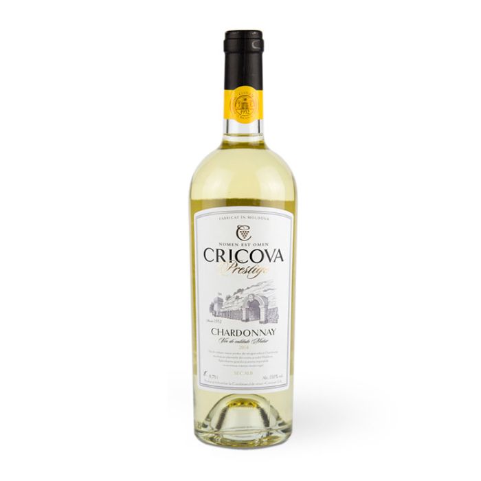 Cricova Vin Alb Sec Chardonnay Prestige 0.75L Cricova Vin Alb Sec Chardonnay Prestige 0.75L