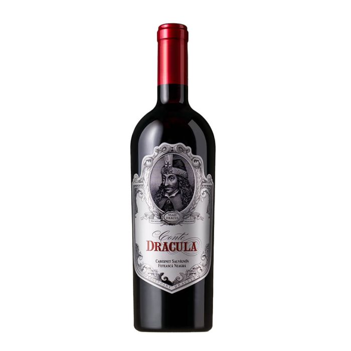 Conte Dracula Vin Rosu Cabernet Sauvignon & Feteasca Neagra 0.75L Conte Dracula Vin Rosu Cabernet Sauvignon & Feteasca Neagra 0.75L