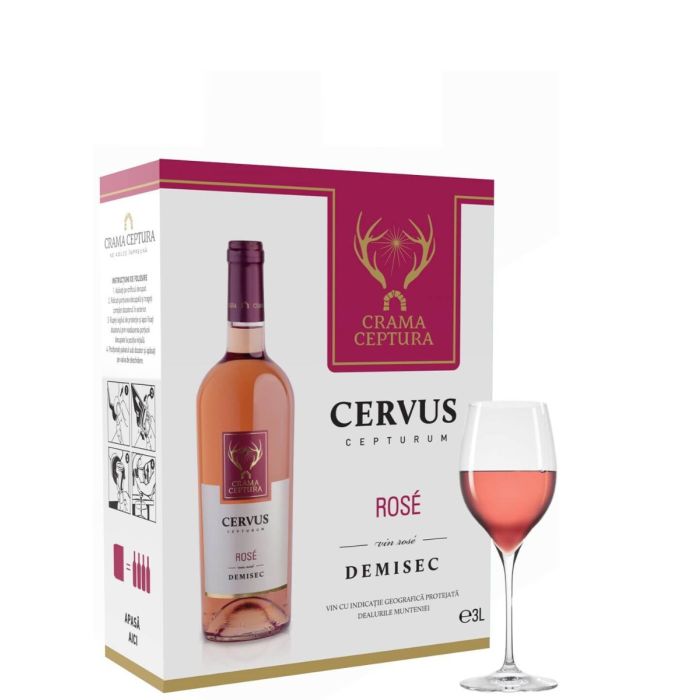 Crama Ceptura BIB Vin Rose 3L Crama Ceptura BIB Vin Rose 3L