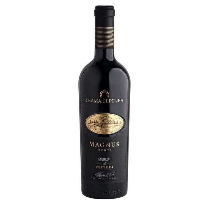 Crama Ceptura Magnus Merlot Vin Rosu 0.75L Crama Ceptura Magnus Merlot Vin Rosu 0.75L