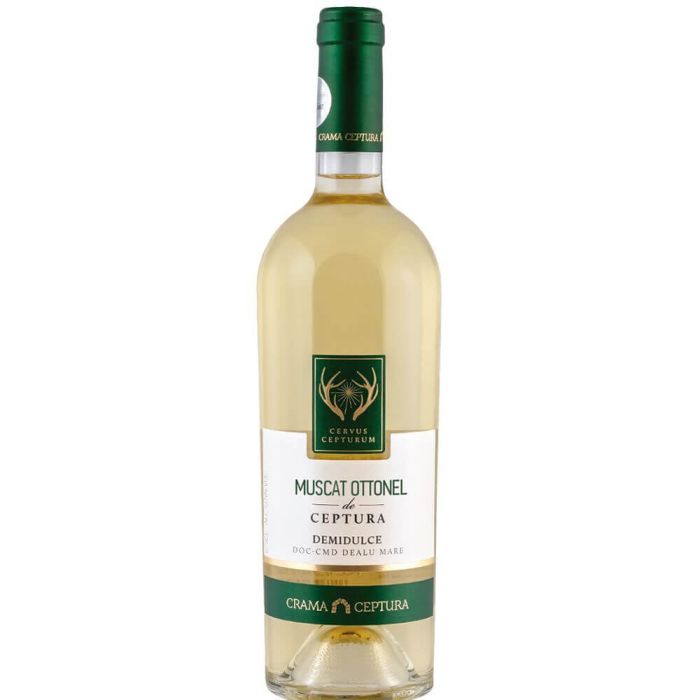 Crama Ceptura Vin Alb Demidulce Cervus Cepturum Muscat Ottonel 0.75L Crama Ceptura Vin Alb Demidulce Cervus Cepturum Muscat Ottonel 0.75L