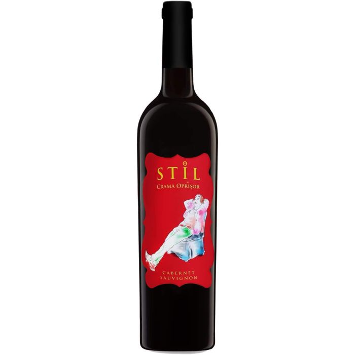 Crama Oprisor STIL Cabernet Sauvignon Vin Rosu 0.75L Crama Oprisor STIL Cabernet Sauvignon Vin Rosu 0.75L