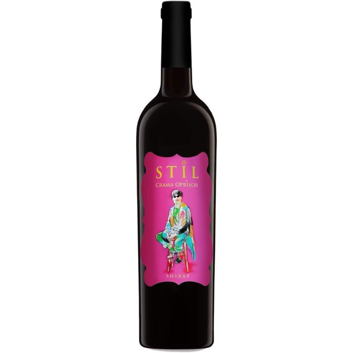 Crama Oprisor STIL Shiraz Vin Rosu 0.75L Crama Oprisor STIL Shiraz Vin Rosu 0.75L