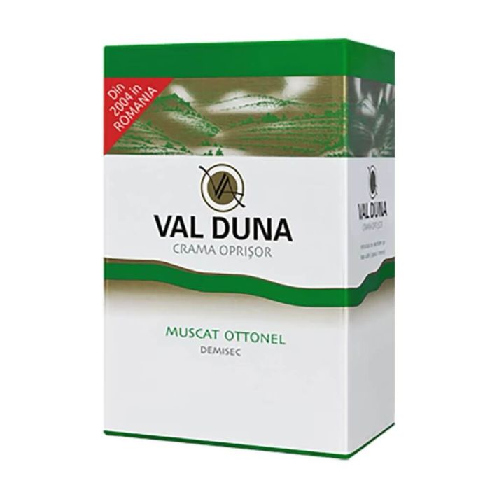 CRAMA OPRISOR VAL DUNA VIN ALB MUSCAT OTTONEL BIB 3L CRAMA OPRISOR VAL DUNA VIN ALB MUSCAT OTTONEL BIB 3L