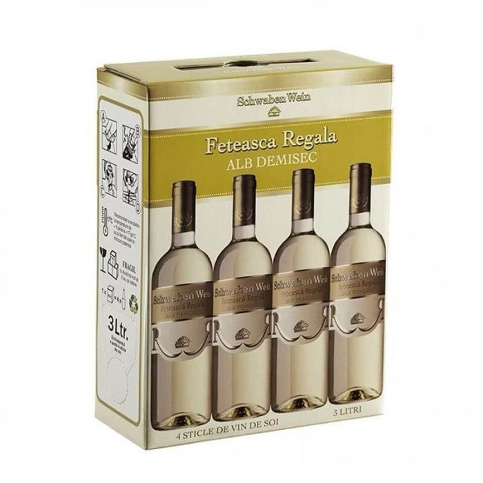Cramele Recas Vin Alb Feteasca Regala BIB 3L Cramele Recas Vin Alb Feteasca Regala BIB 3L