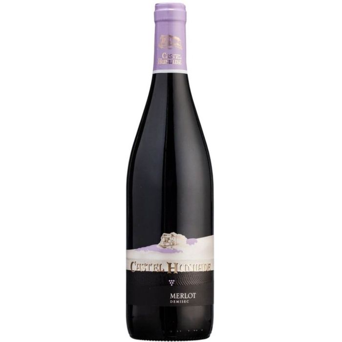 Cramele Recas Castel Huniade Vin Rosu Merlot 0.75L