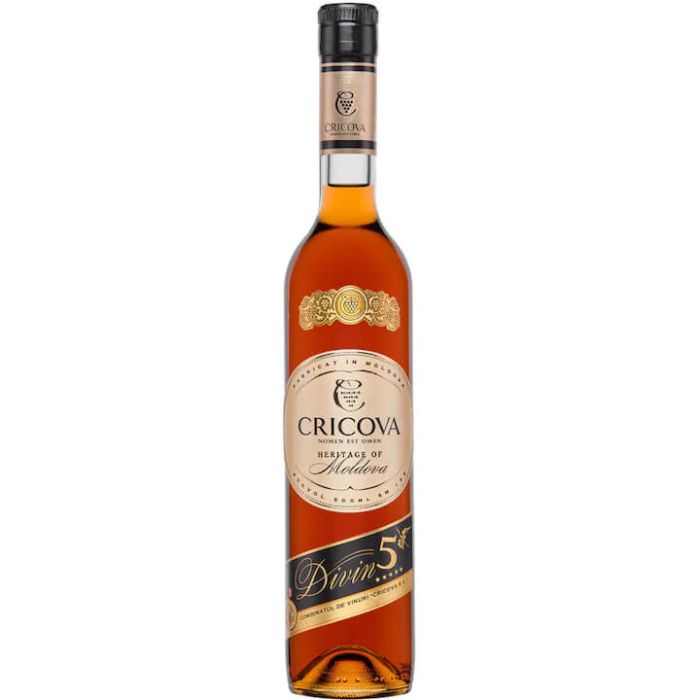 Cricova Brandy Divin 5 ani 0.5L