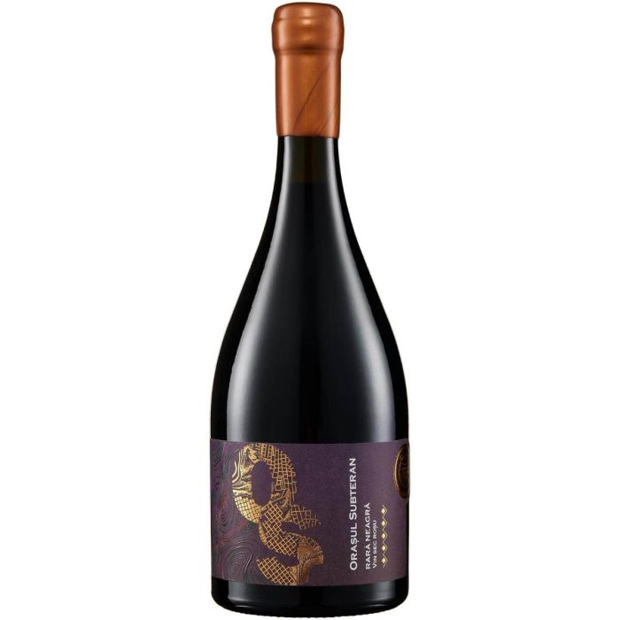 Cricova Vin Rosu Sec Orasul Subteran Rara Neagra 0.75L