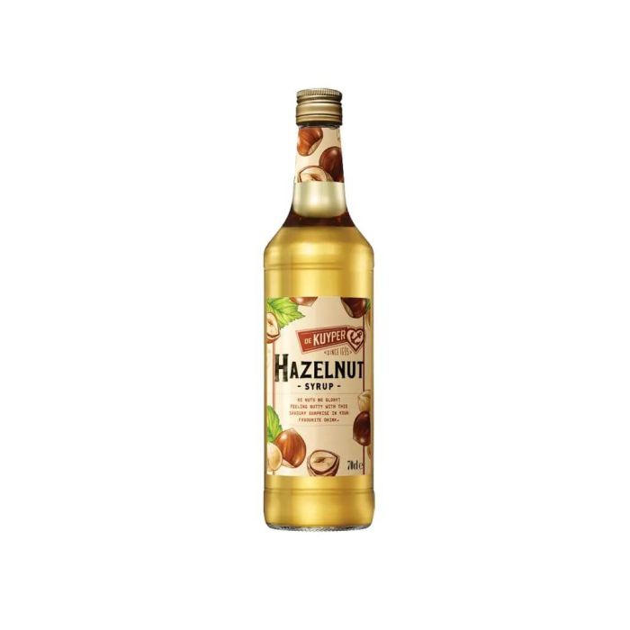 De Kuyper Sirop Hazelnut 0.7L De Kuyper Sirop Hazelnut 0.7L