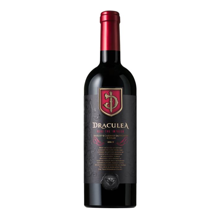 Draculea Vin Rosu Merlot, Cabernet Sauvignon & Syrah 0.75L