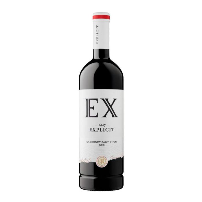 Cramele Recas Vin Rosu Explicit  Cabernet Sauvignon 0.75L