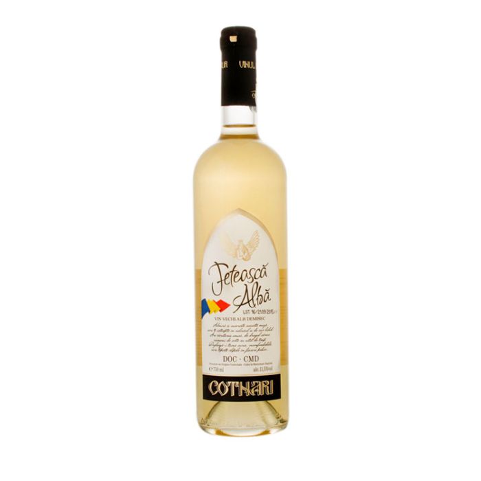 Cotnari Traditii Feteasca Alba Vin Alb Demisec 0.75L