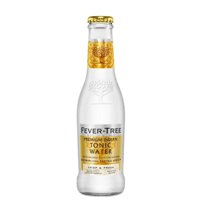 Fever Tree Indian Tonic Water 0.2L X 6 Bucati Fever Tree Indian Tonic Water 0.2L X 6 Bucati