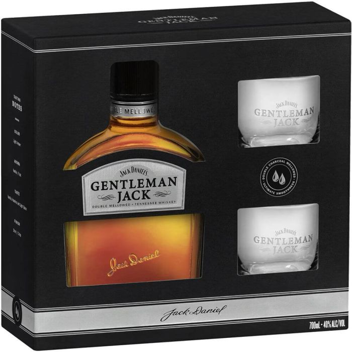 Gentleman Jack Whisky 0.7L 2 Pahare   