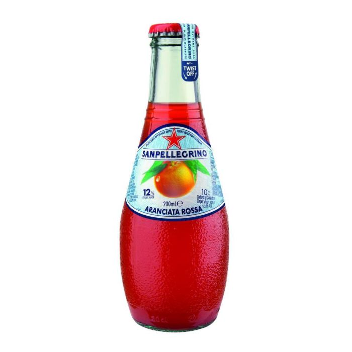 San Pellegrino Aranciata Rossa Organic 6 Bucati X 0.2L