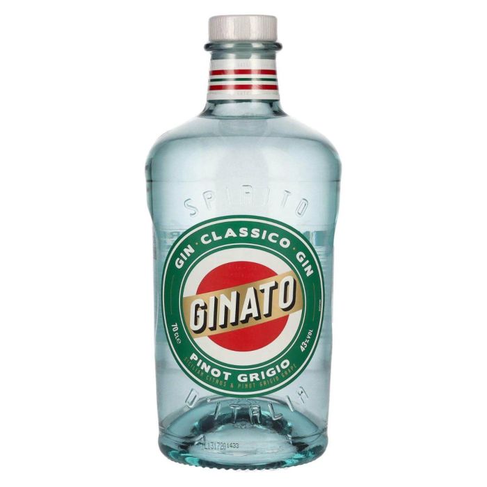 Ginato Pinot Grigio & Sicilian Lemon Gin 0.7L Ginato Pinot Grigio & Sicilian Lemon Gin 0.7L