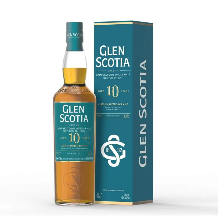 Glen Scotia 10YO Single Malt Scotch Whisky 0.7L
