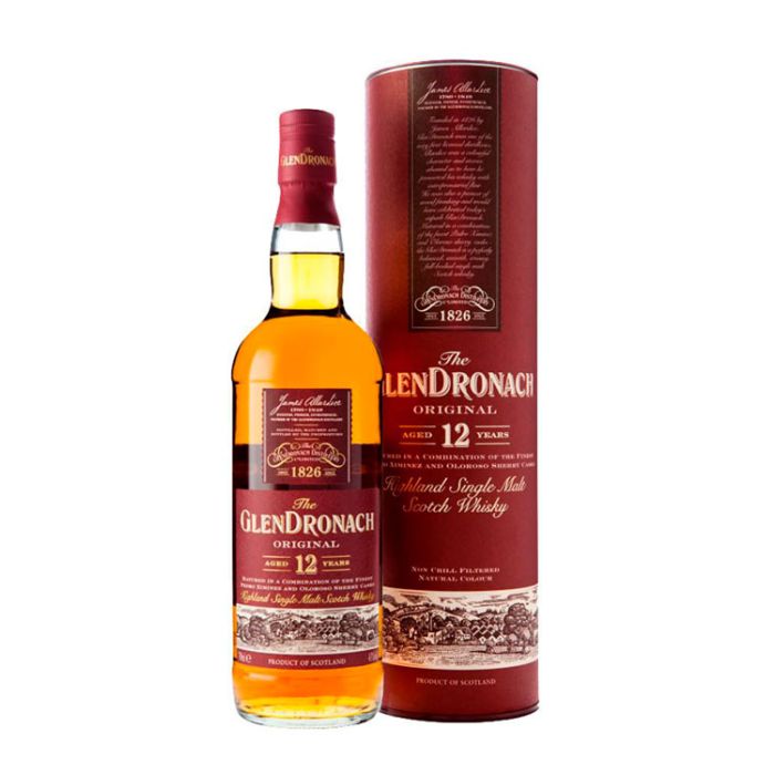 Glendronach 12YO Single Malt Whisky 0.7L Glendronach 12YO Single Malt Whisky 0.7L