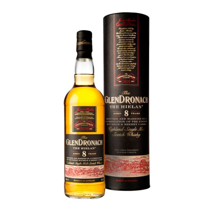 Glendronach 8YO Single Malt Whisky 0.7L Glendronach 8YO Single Malt Whisky 0.7L