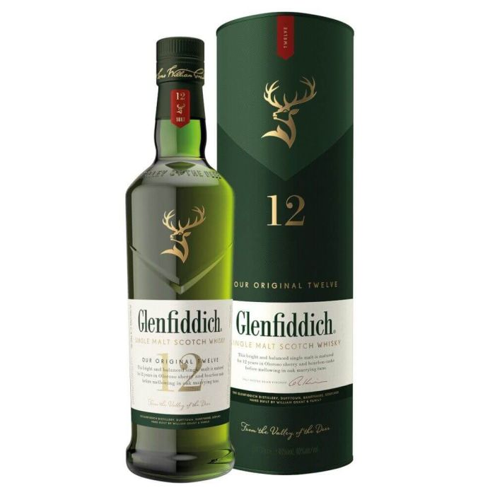 Glenfiddich 12 YO Single Malt Whisky 0.5L