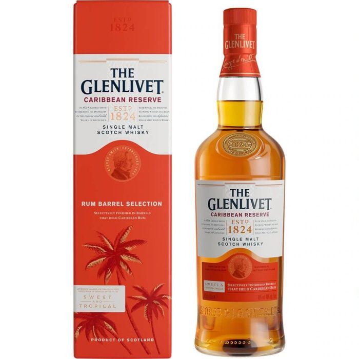 Glenlivet Caribbean Reserve Single Malt Whisky 0.7L