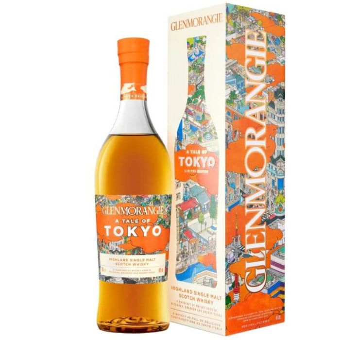 Glenmorangie Tale of Tokyo Single Malt Whisky 0.7L Glenmorangie Tale of Tokyo Single Malt Whisky 0.7L