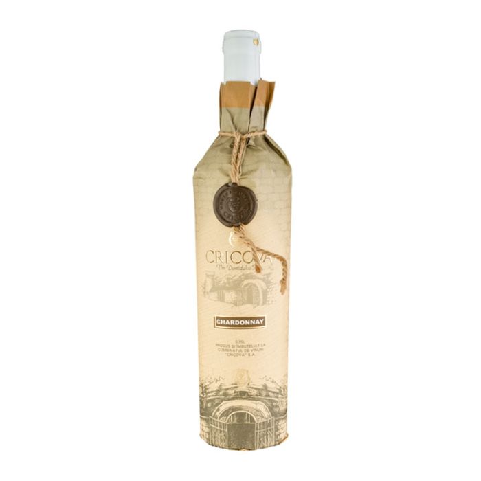 Cricova Vin Alb Demidulce Hartie Chardonnay 0.75L Cricova Vin Alb Demidulce Hartie Chardonnay 0.75L
