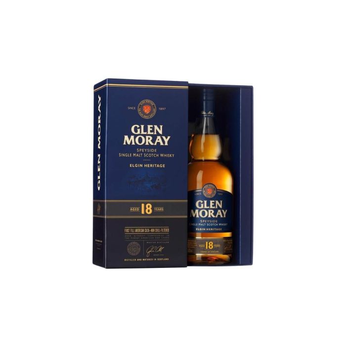 Glen Moray 18YO Single Malt Whisky 0.7L Glen Moray 18YO Single Malt Whisky 0.7L