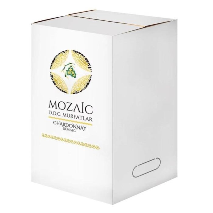 Jidvei Vin Alb Demisec Mozaic Chardonnay BIB 10L 