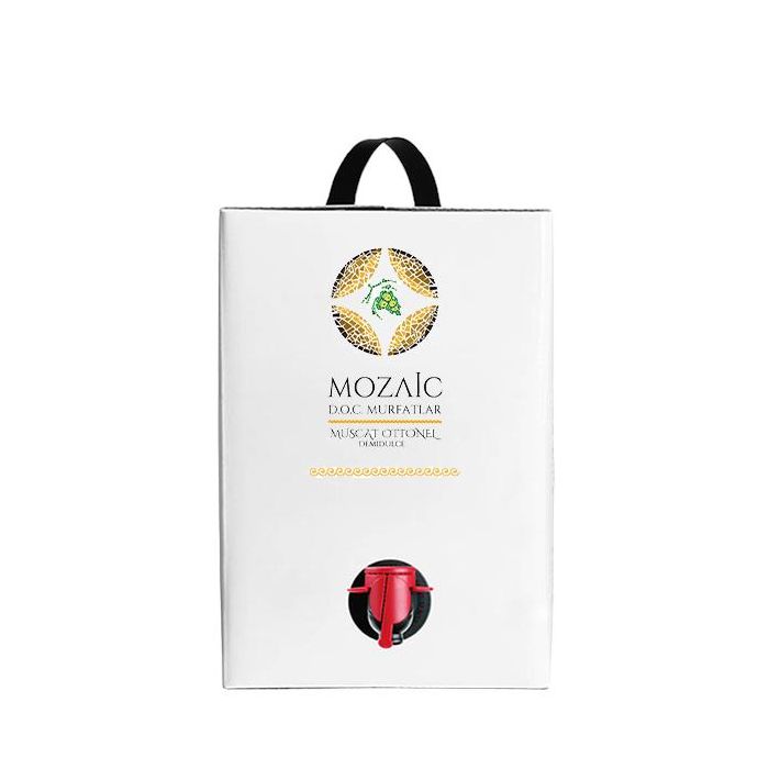 Jidvei Vin Alb Mozaic Muscat Ottonel BIB 3L