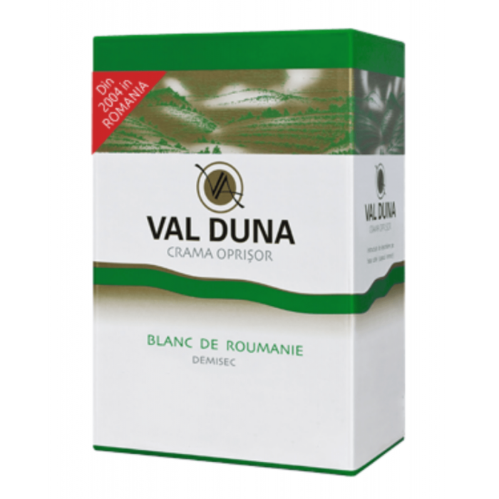 Crama Oprisor Val Duna Blanc De Roumanie Vin Alb BIB 10L