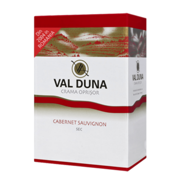 Crama Oprisor Val Duna Vin Rosu Cabernet Sauvignon BIB 3L Crama Oprisor Val Duna Vin Rosu Cabernet Sauvignon BIB 3L
