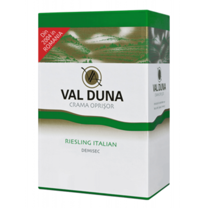 Crama Oprisor Val Duna Vin Alb Riesling Italian BIB 5L