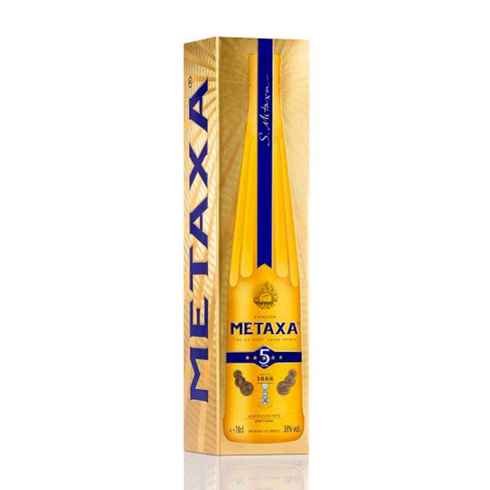Metaxa Brandy 5 Stele Gold Pack 0.7L Metaxa Brandy 5 Stele Gold Pack 0.7L
