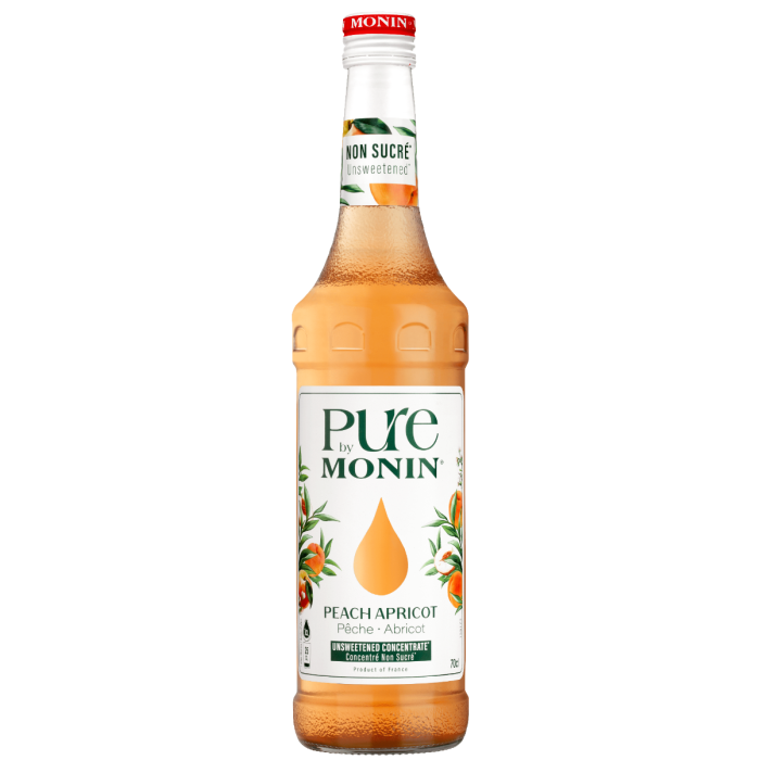 Pure By Monin Sirop Peach Apricot Fara Zahar 0.7l Pure By Monin Sirop Peach Apricot Fara Zahar 0.7l