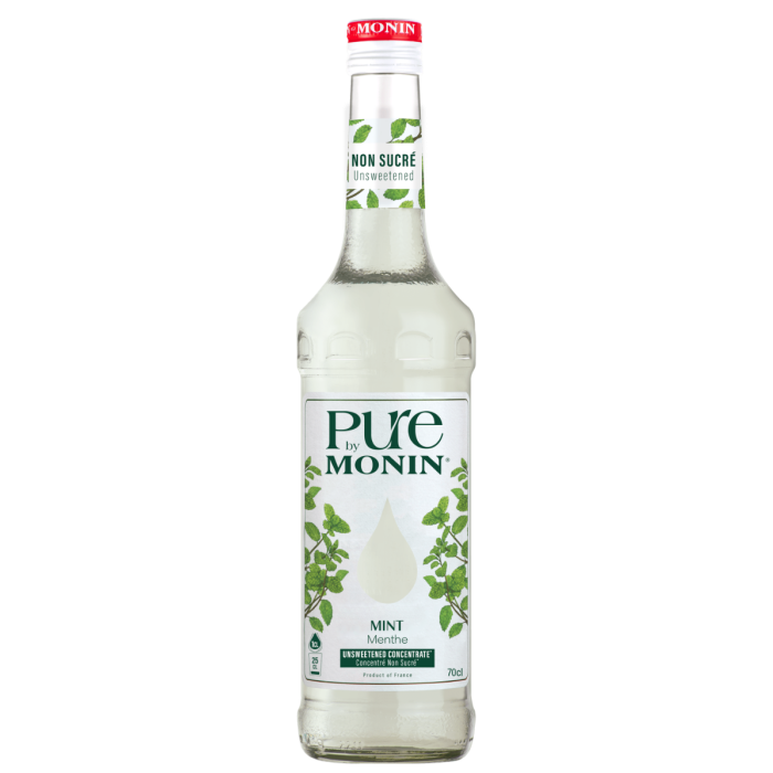 Pure By Monin Sirop Mint Fara Zahar 0.7l Pure By Monin Sirop Mint Fara Zahar 0.7l