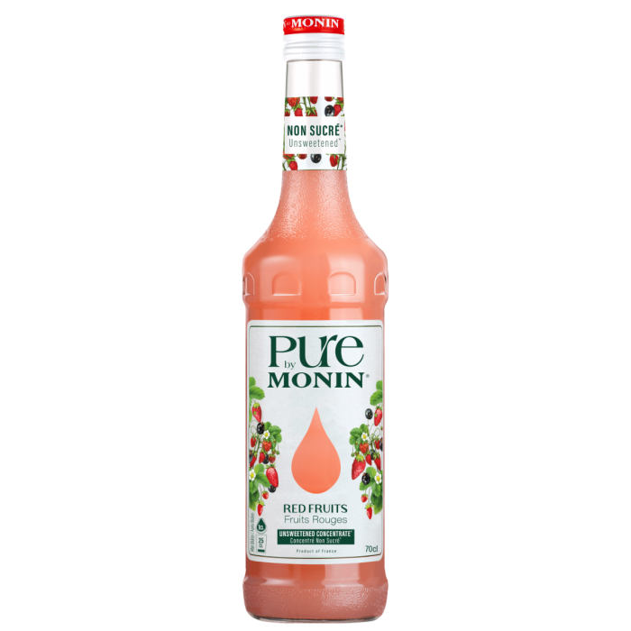 Pure by Monin Sirop Red Fruits Fara Zahar 0.7L Pure by Monin Sirop Red Fruits Fara Zahar 0.7L