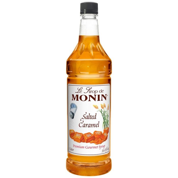Monin Sirop Salted Caramel PET 1L Monin Sirop Salted Caramel PET 1L