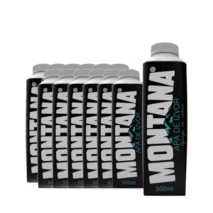 MONTANA - APA DE IZVOR PLATA 12 BUC. X 0.5L - TETRA PACK MONTANA - APA DE IZVOR PLATA 12 BUC. X 0.5L - TETRA PACK