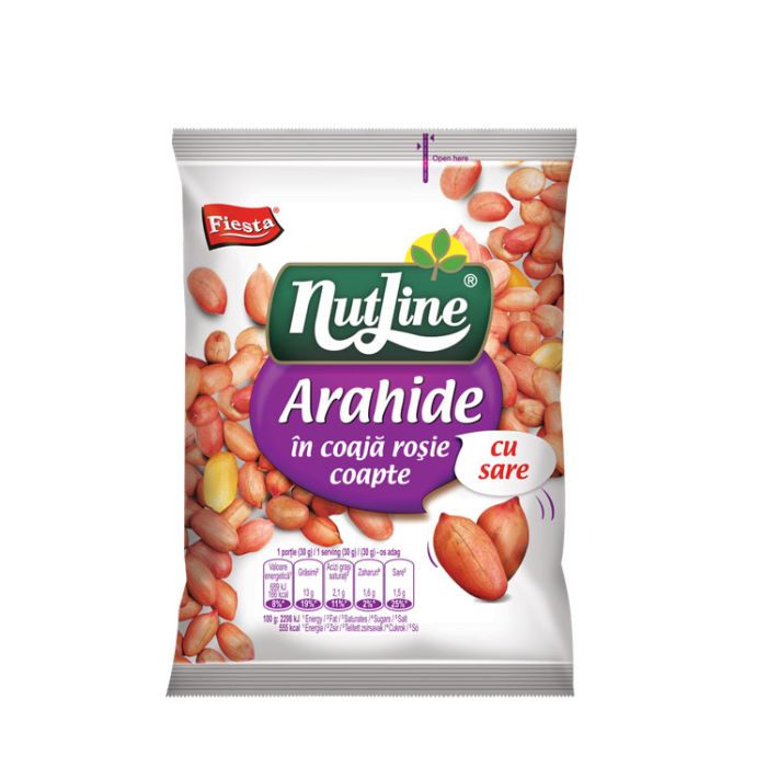 Nutline Arahide Coaja Rosie 4 Bucati X 300GR Nutline Arahide Coaja Rosie 4 Bucati X 300GR