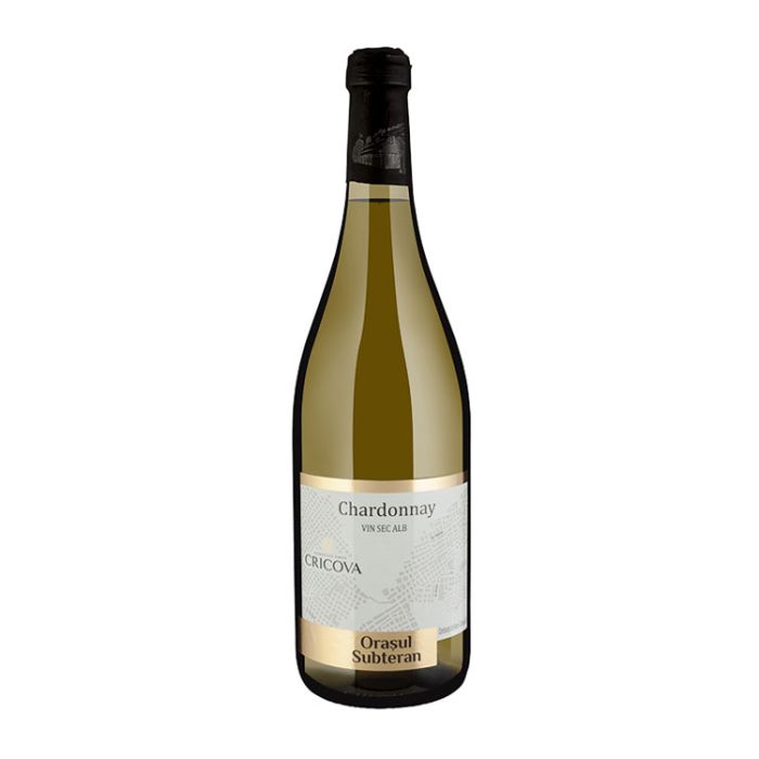 Cricova Vin Alb Sec Orasul Subteran Chardonnay 0.75L Cricova Vin Alb Sec Orasul Subteran Chardonnay 0.75L