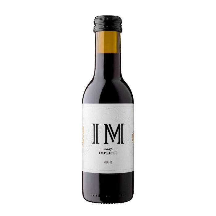 Cramele Recas Vin Rosu Implicit Merlot 187 ML Cramele Recas Vin Rosu Implicit Merlot 187 ML