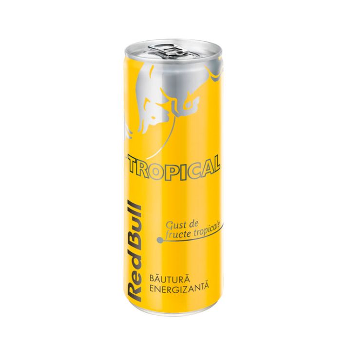 Red Bull Energy Drink Tropical 6 Bucati X 0.25L Red Bull Energy Drink Tropical 6 Bucati X 0.25L