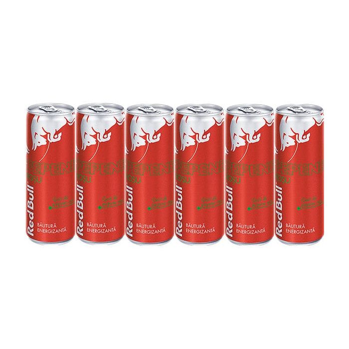 Red Bull Energy Drink Pepene Rosu 6 bucati X 0.25L Red Bull Energy Drink Pepene Rosu 6 bucati X 0.25L