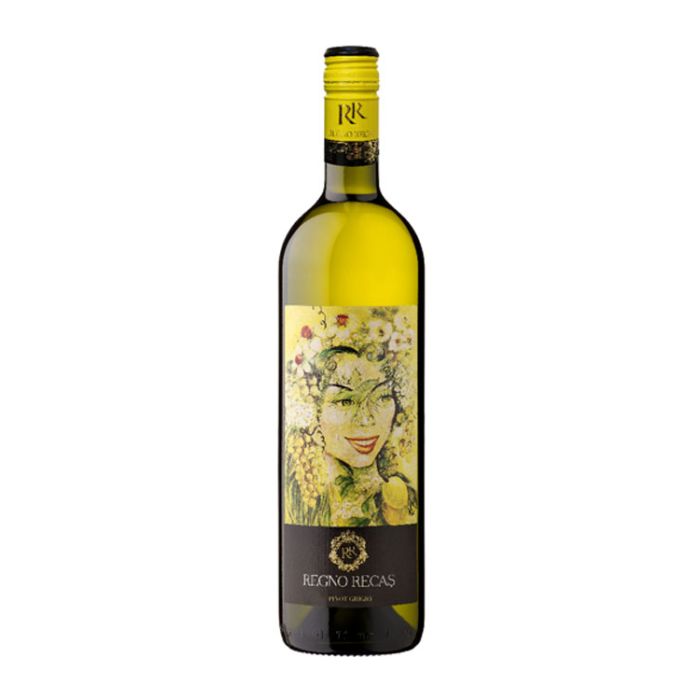 Cramele Recas Vin Alb Regno Recas Pinot Grigio 0.75L Cramele Recas Vin Alb Regno Recas Pinot Grigio 0.75L