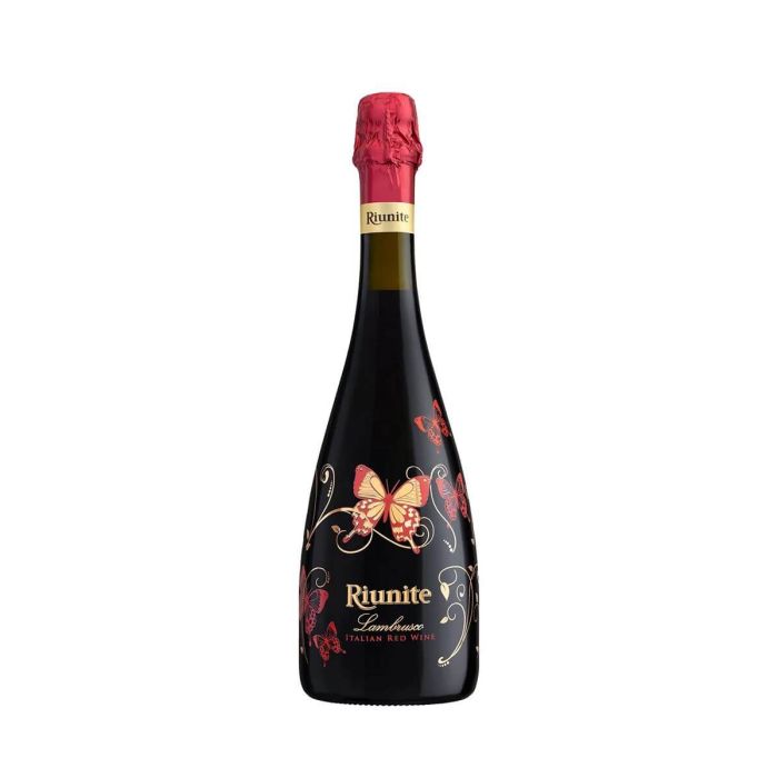 Riunite Butterfly Lambrusco Rosu 0.75L