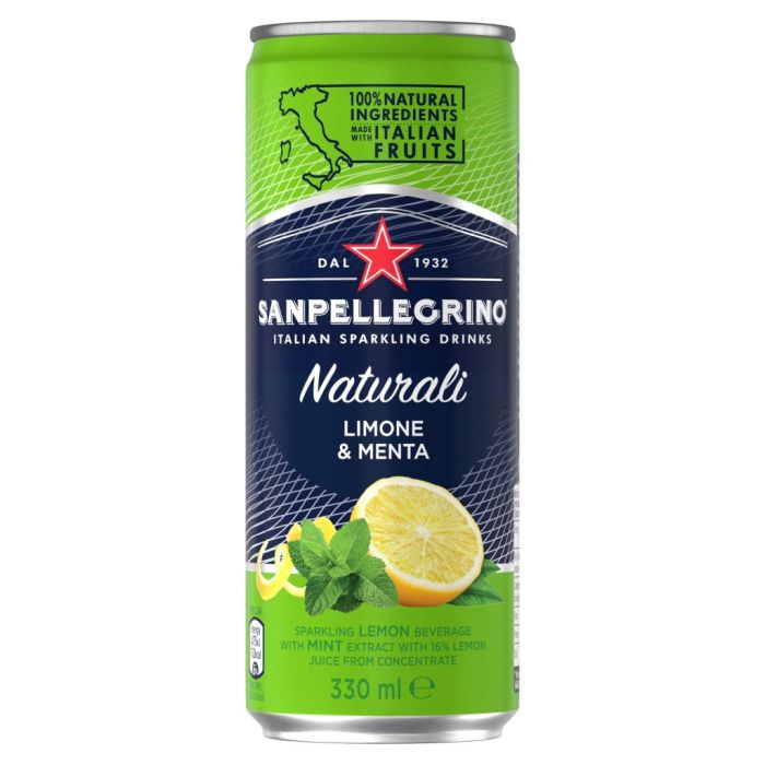 San Pellegrino Limone & Menta 6 Bucati X 0.33L