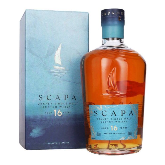 Scapa 16YO Single Malt Whisky 0.7L Scapa 16YO Single Malt Whisky 0.7L